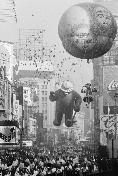 These vintage Macy's Thanksgiving Day Parade balloons offer a ...