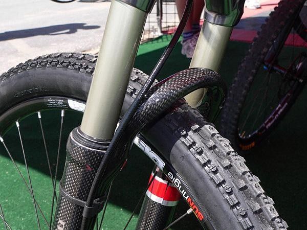 The carbon lowers don't really shed any weight (yet), but add a bit of stiffness over the magnesium model.