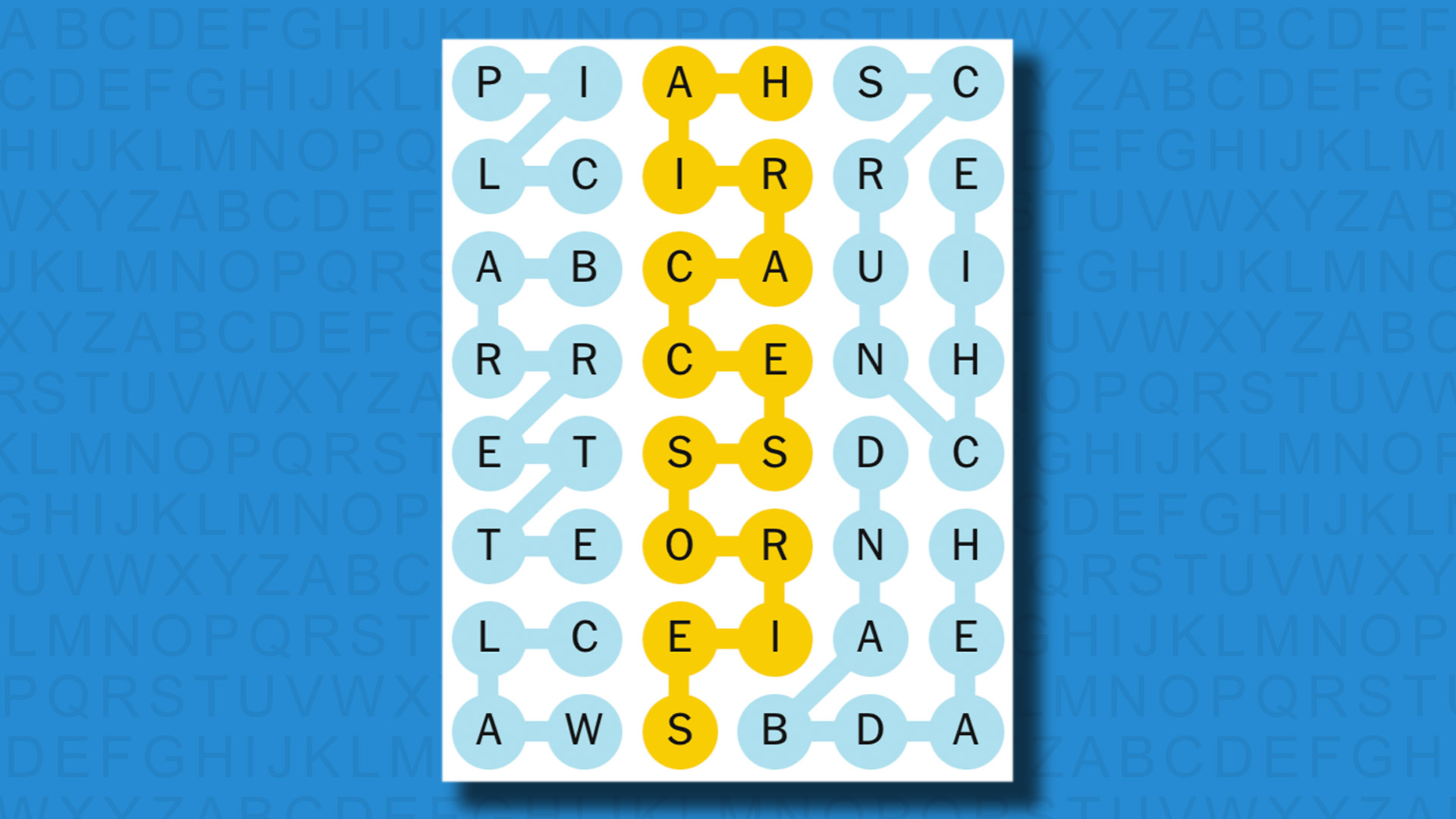 NYT Strands answers for game 454 on a blue background