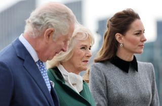 Kate Middleton, King Charles, and Queen Camilla