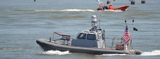 Navy swarm boat