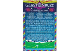 Glastonbury Festival poster design