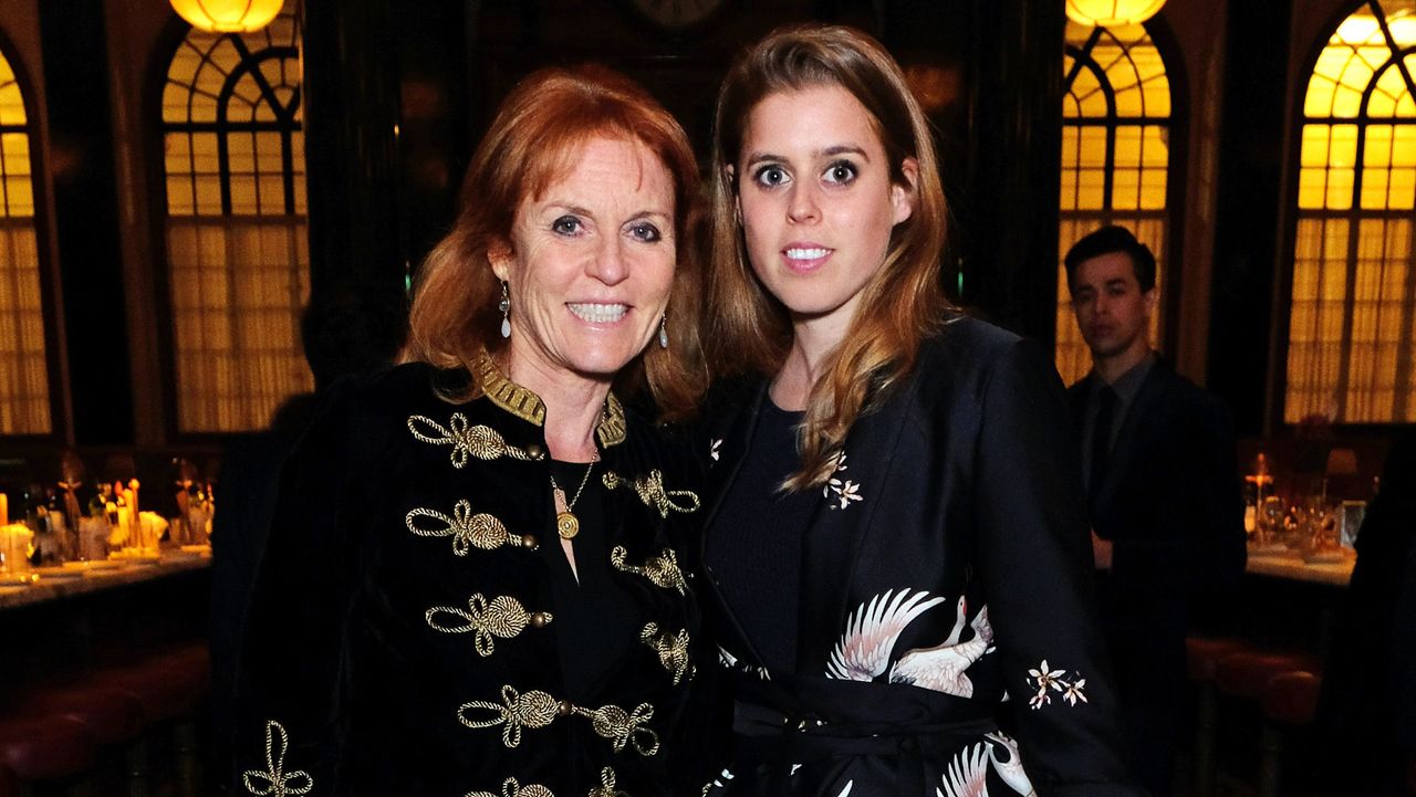 london, england april 26 sarah ferguson, duchess of york, and princess beatrice of york attend the launch of the ned, london on april 26, 2017 in london, england photo by david m benettdave benettgetty images for the ned london