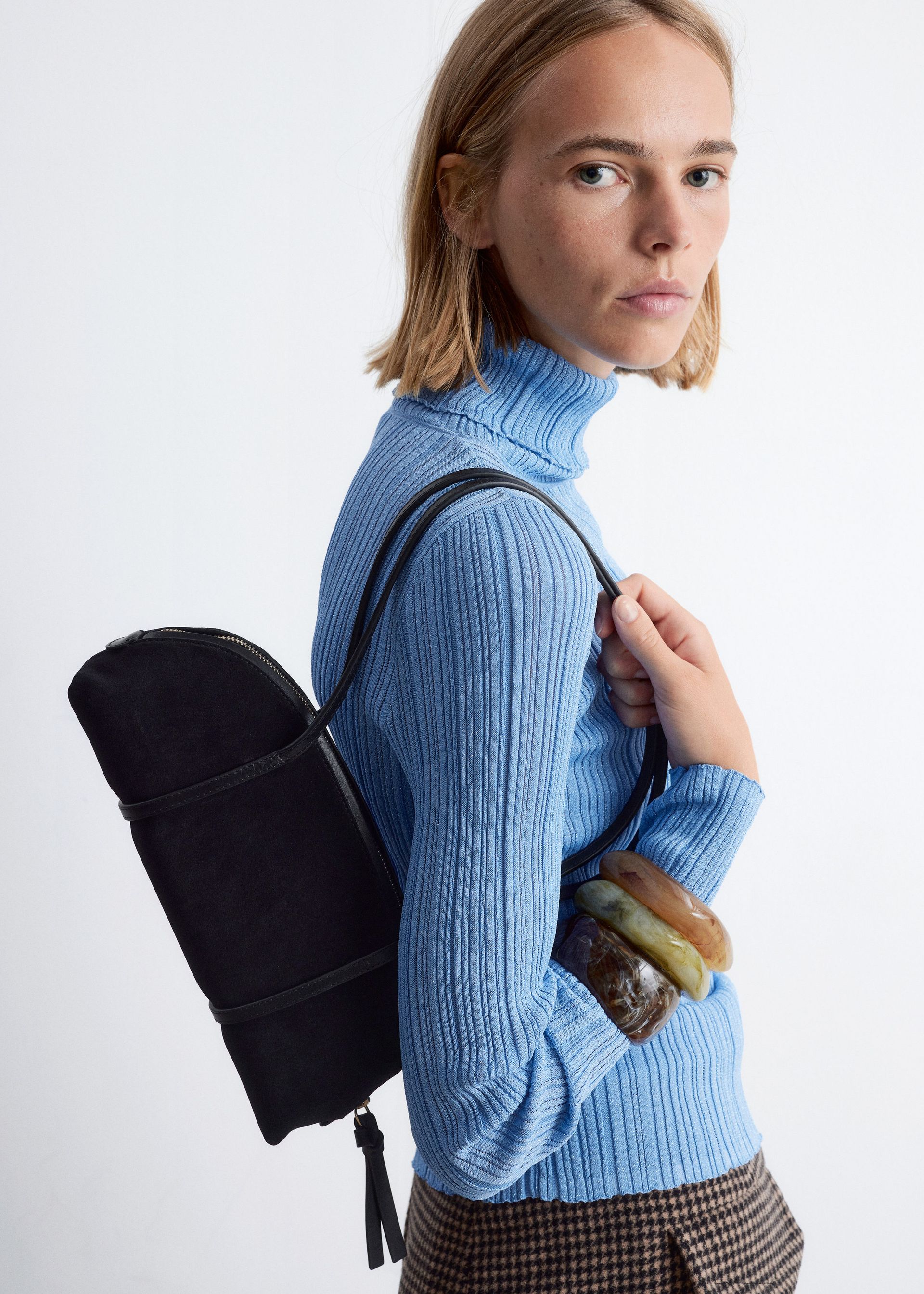 Leather Bowling Bag