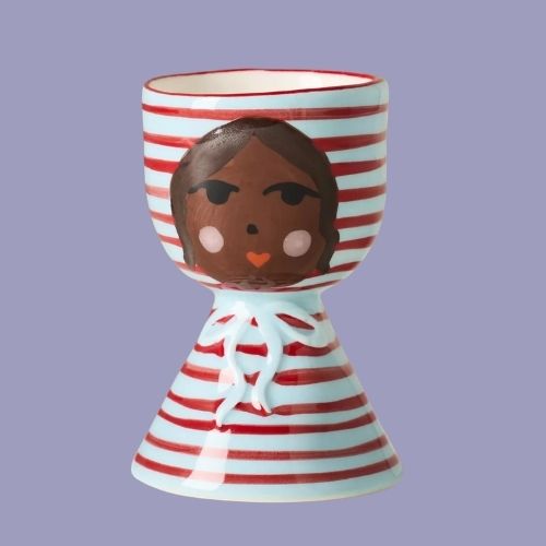 Anthropologie, Damson Madder Stoneware Egg Cup