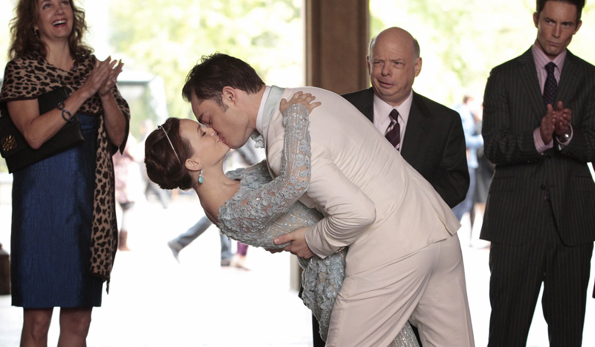 Gossip Girl Blair Waldorf Leighton Meester Chuck Bass Ed Westwick Cyrus Rose Wallace Shawn The CW