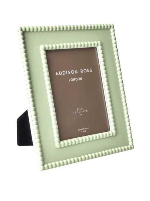 Sage Bobbin Lacquer Photo Frame - 5 X 7 in