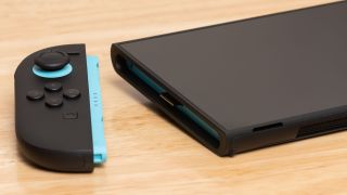 A view of the connector for one of the Nintendo Switch 2's controllers