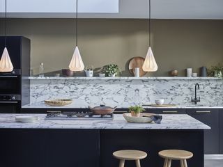 Organized kitchen.