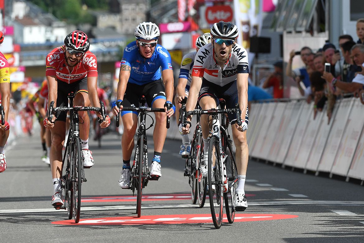 Dries Devenyns (IAM Cycling) won the final Tour de Wallonie stage