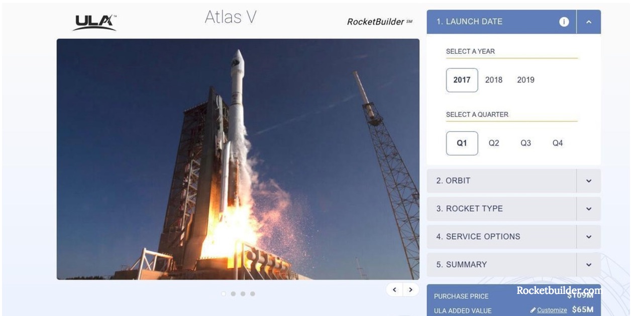 Rocketbuilder website screenshot