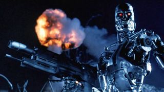 Beste science fiction-filmer: Bilde fra en scene i filmen Terminator 2.