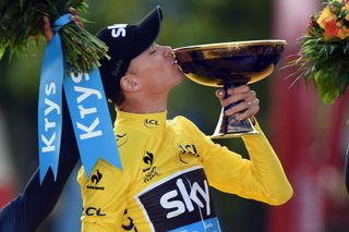 Chris Froome on stage twenty-one of the 2015 Tour de France (Watson)
