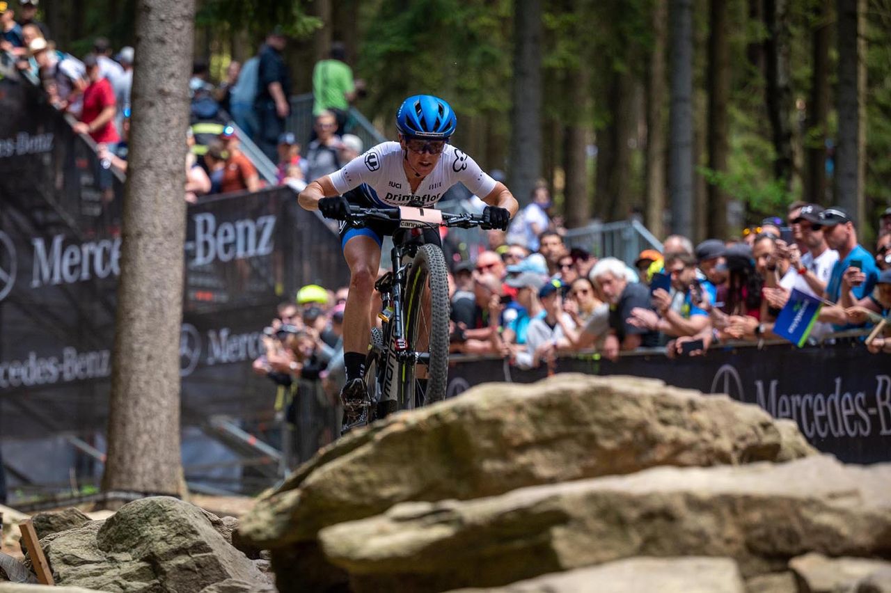 Images from the 2022 UCI MTB World Cup in Nove Mesto XCO race