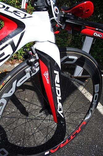 &hellip; but Ridley claims those slotted airfoils create a vacuum around the spokes and reduces drag and turbulence around the wheel.