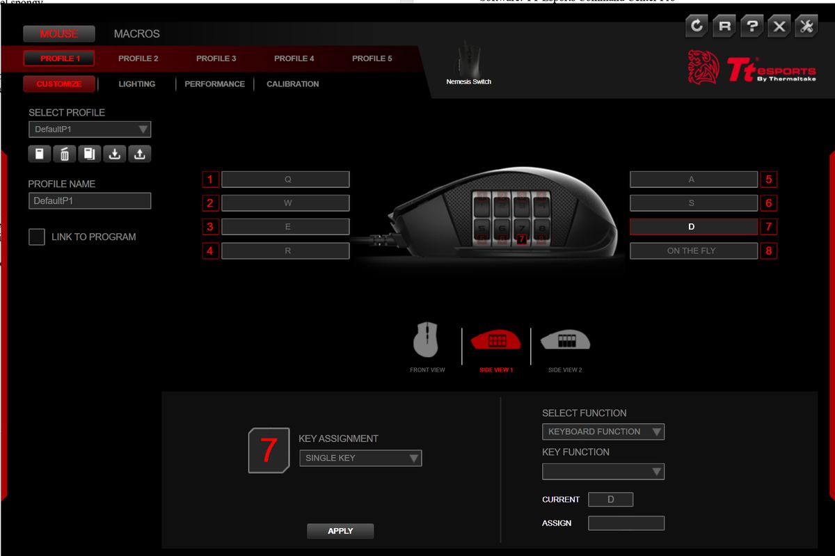 Thermaltake Tt Esports Nemesis Switch