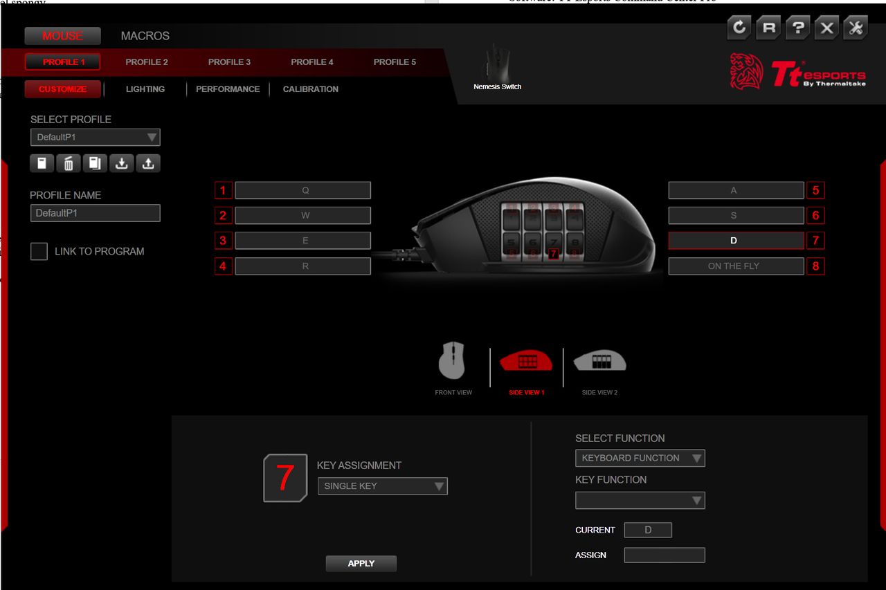 Thermaltake Tt Esports Nemesis Switch