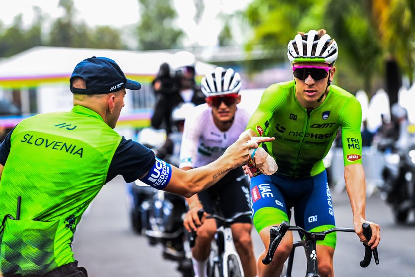 Cycling - 2025 UCI Road World Championships - Kigali Convention Centre, Kigali, Rwanda - Men Elite Road Race - Tadej Pogacar (Slovenia)