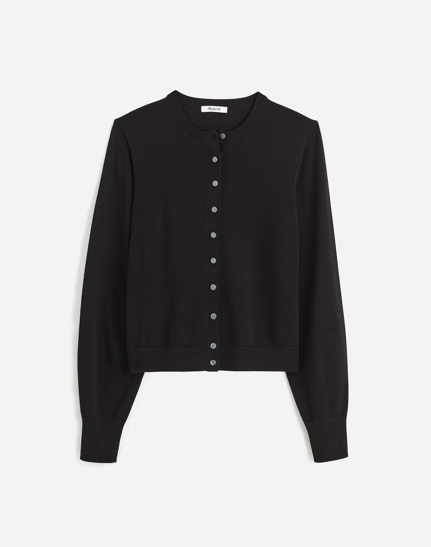 Madewell, Cotton Crewneck Cardigan