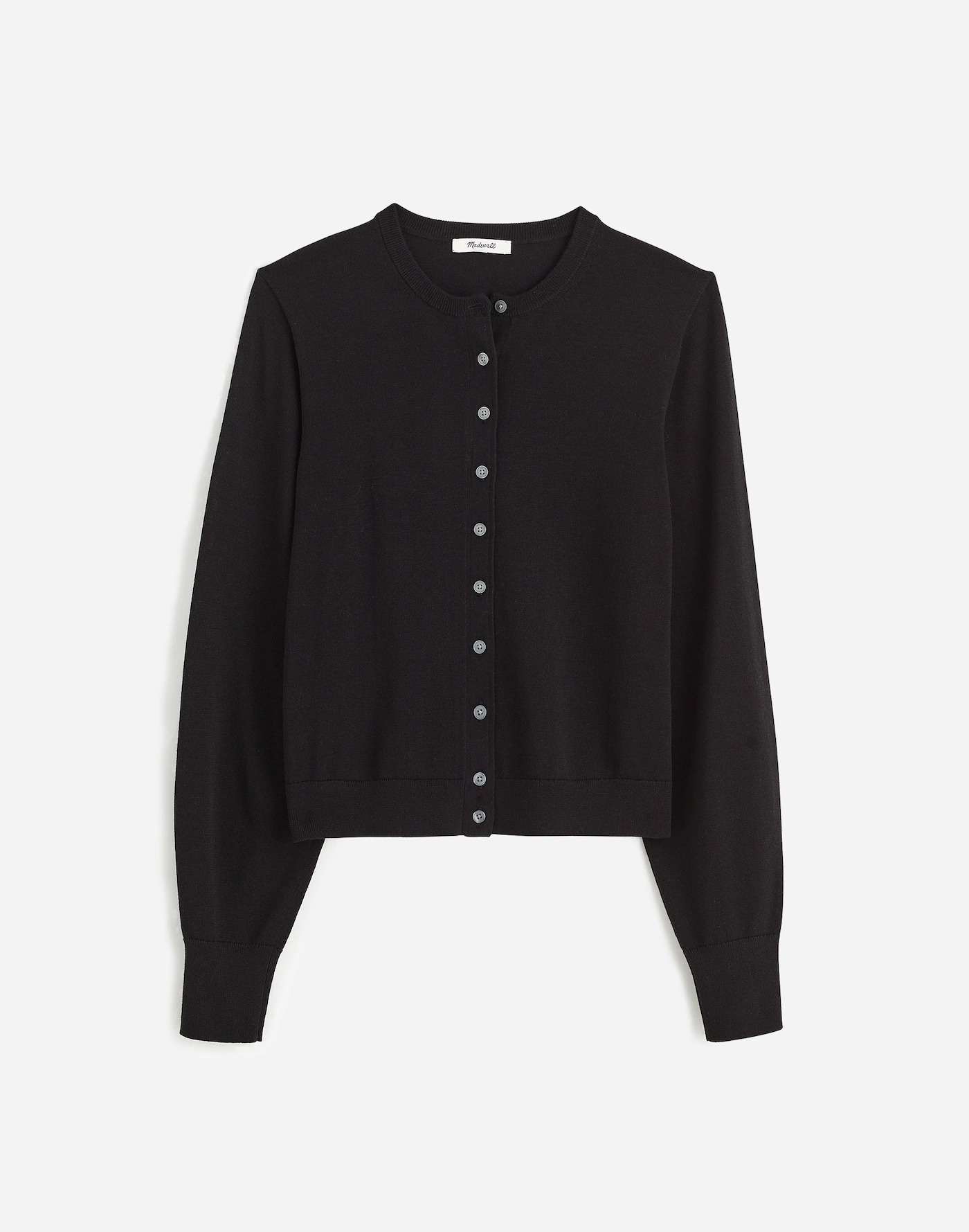 Madewell, Cotton Crewneck Cardigan