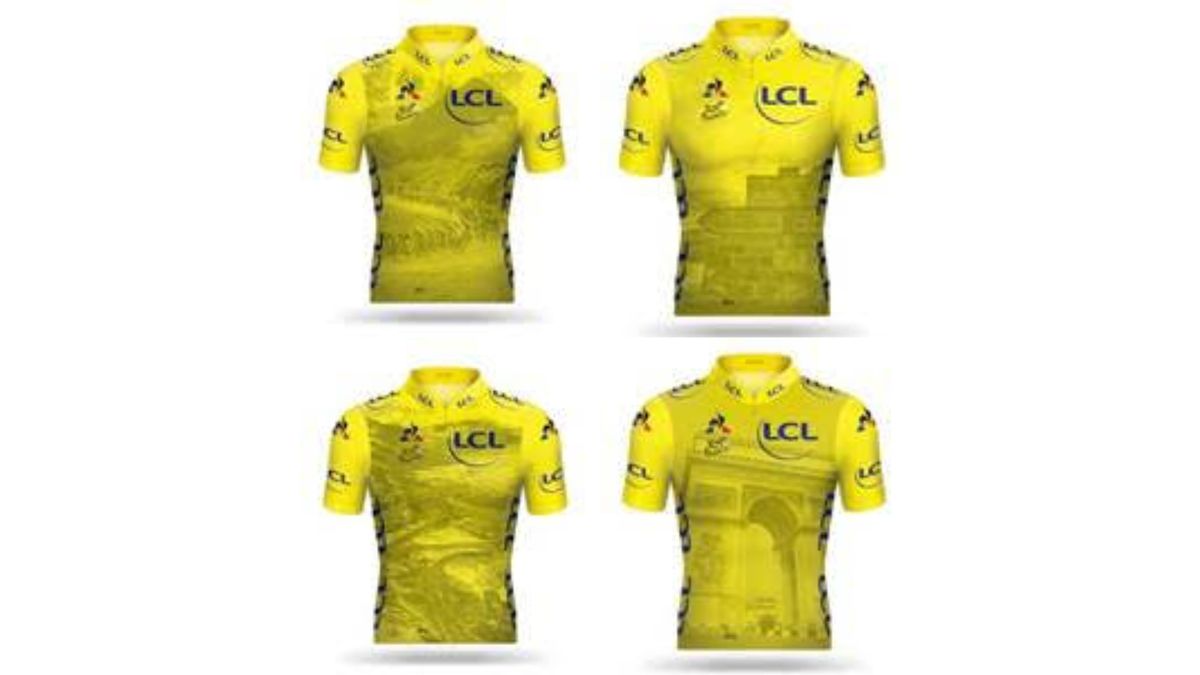 The jerseys for stages 18-21
