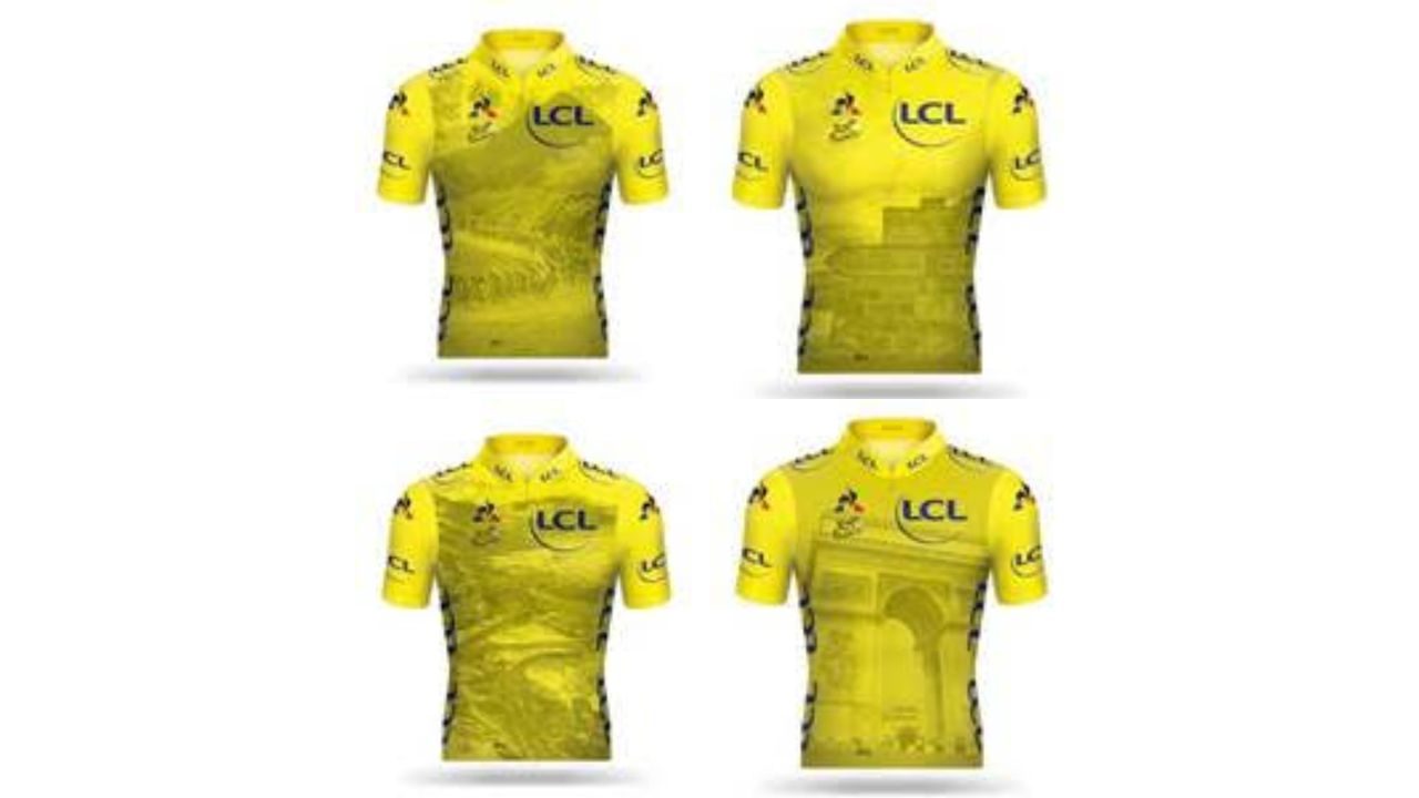 The jerseys for stages 18-21