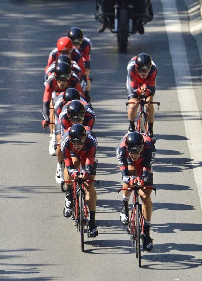 BMC riders rotate through
