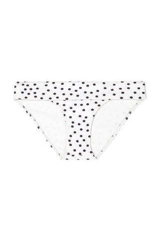 Fold-Over Polka Dot Bikini Briefs