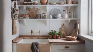 scandi inspired kitchen pantry