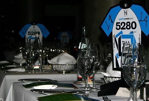 The dinner set-up at the Adega restaurant in Denver, Colorado.
