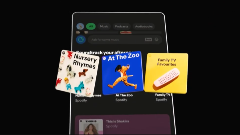 Spotify homepage