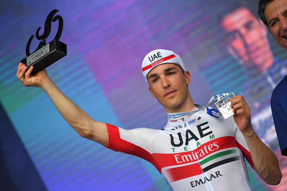 Valerio Conti was second during stage 3 in San Juan