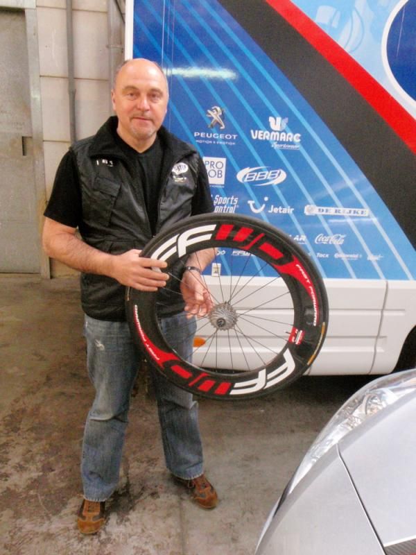 Quick Step Head Mechanic Jean-Marc Vandenberghe has been plying his trade for 18 years.
