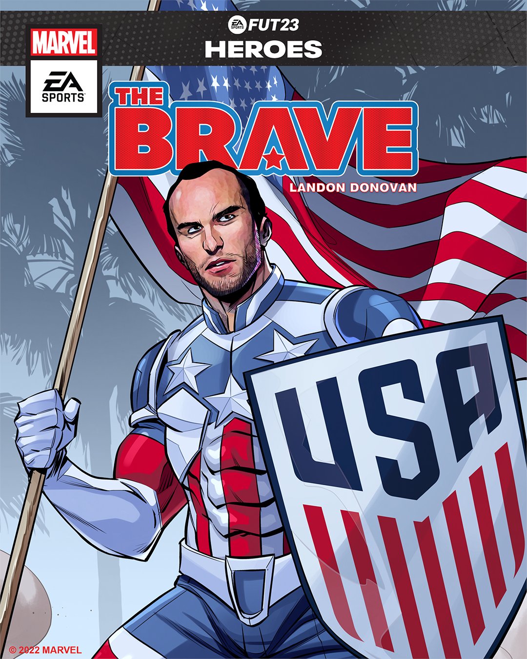 FIFA players reimagined as Marvel heroes.