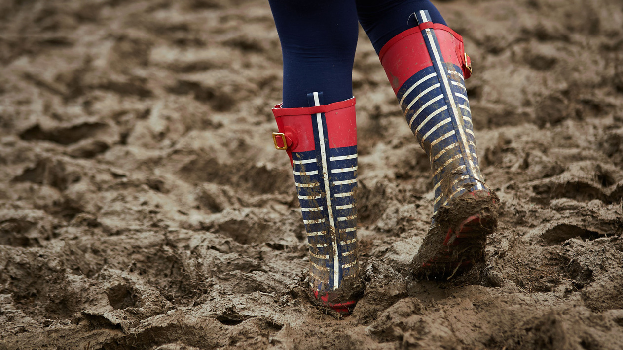 Fans can expect muddy conditions at Glastonbury