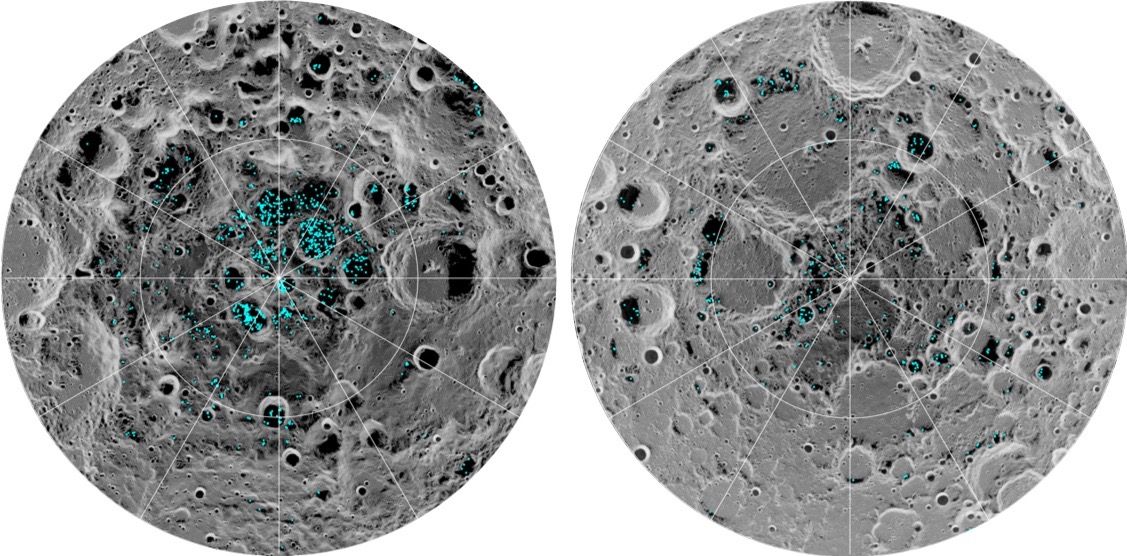 Water Ice Confirmed On Surface Of Moon For 1st Time Space