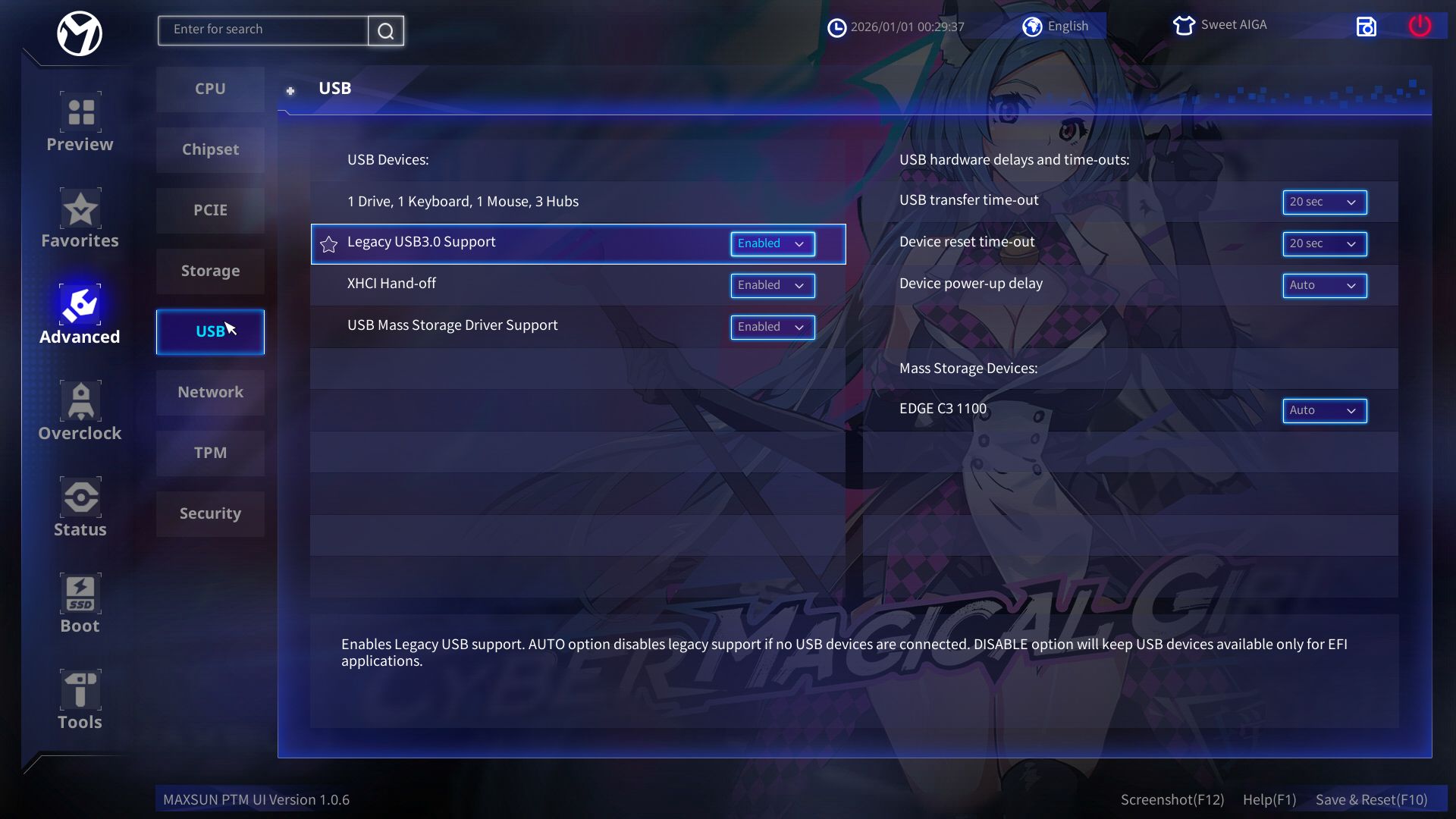 Maxsun Terminator B850M Pro II - BIOS