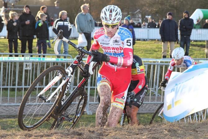 Vantornout displayed his superior running strength in Gieten