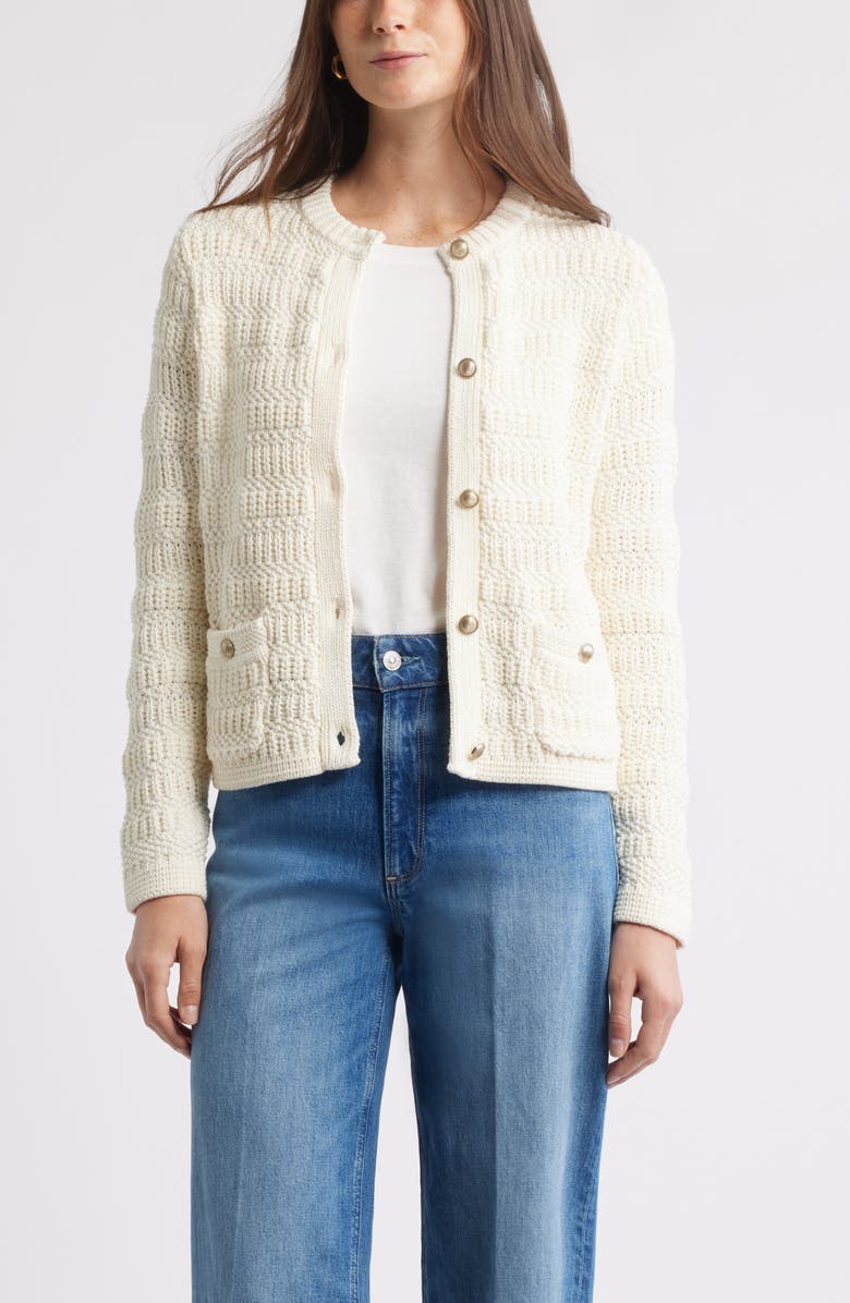 Textured Sweater Jacket
