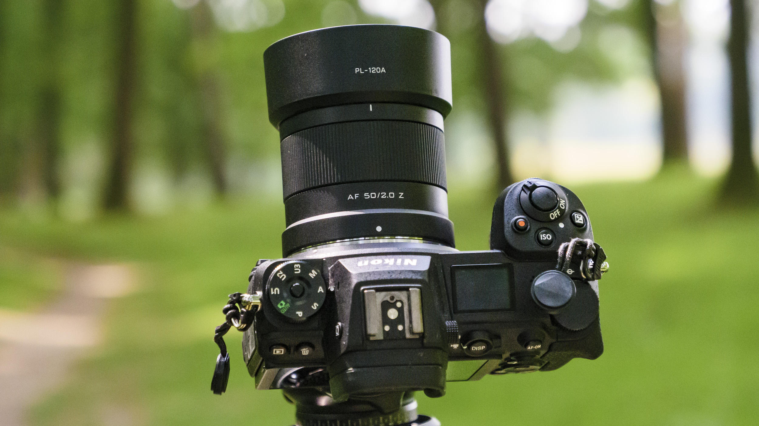 Viltrox AF 50mm F2 Air lens attached to a Nikon mirrorless camera