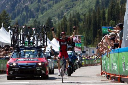 Johann Tschopp (BMC Racing) wins the mountain stage to Snowbird