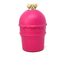 The SodaPup Ice Cream Cone Treat Dispenser Dog Toy
