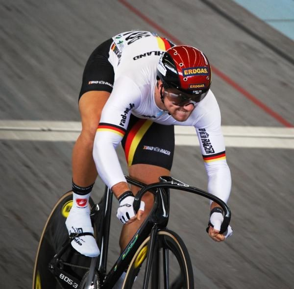 Maximilian Levy (Germany National Team) won his 1/8th final sprint.
