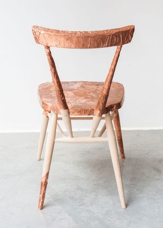 'Stacking Chair' in copper