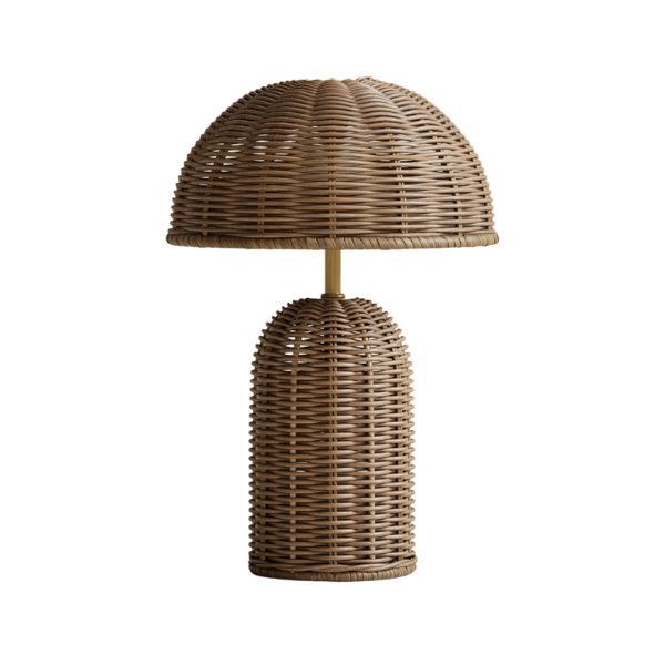M&amp;amp;S, Colby Rechargeable Rattan Table Lamp
