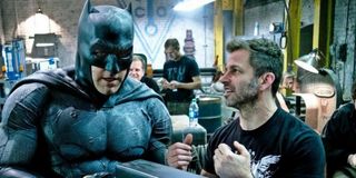 Ben Affleck with Zack Snyder