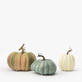 Muted Green Faux Pumpkin