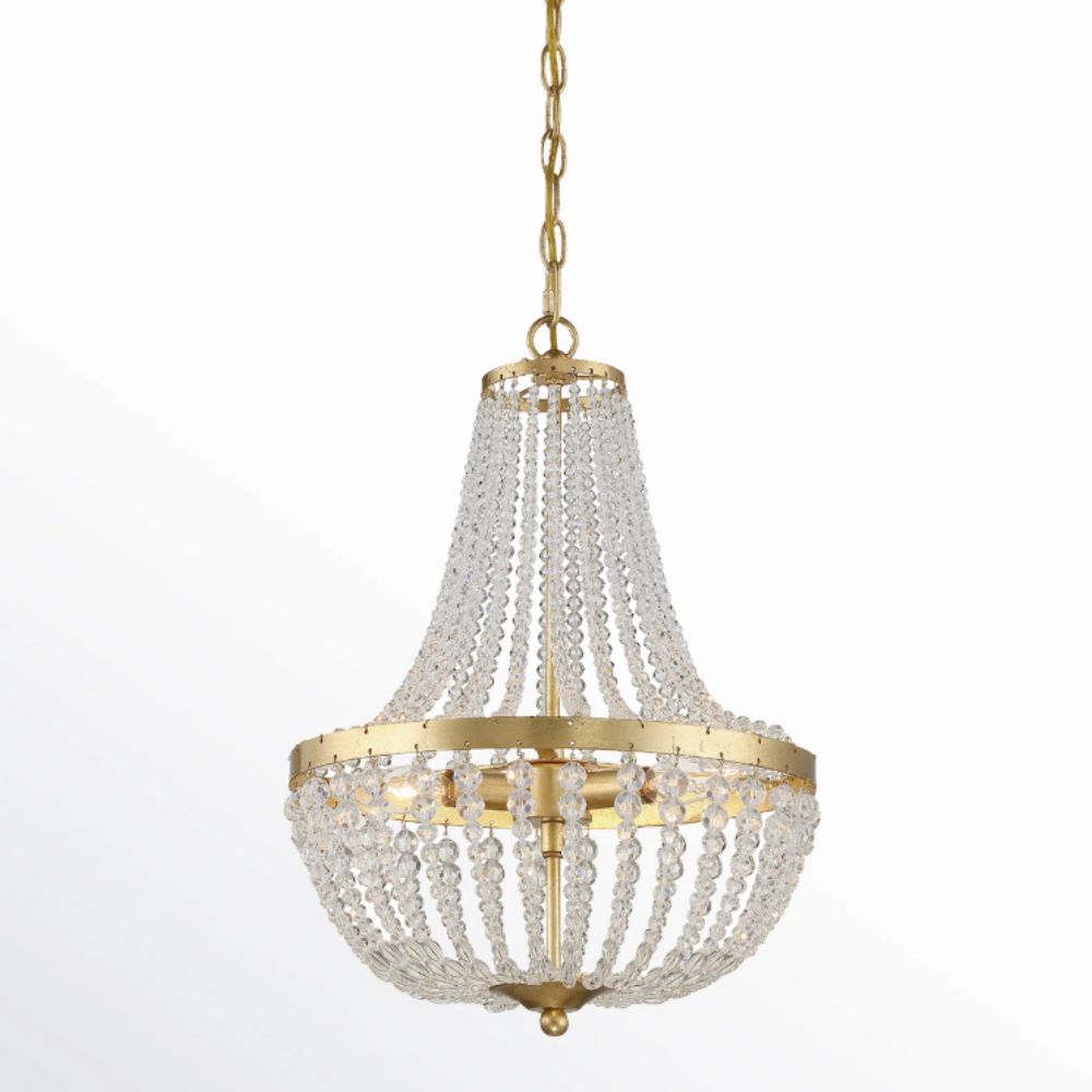 gold crystal chandelier