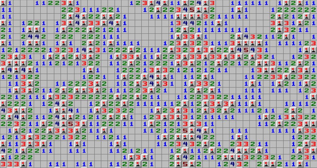 Minesweeper player clears 1500 mines off 'nervewracking' board PC Gamer