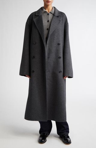 Borneo Double Breasted Wool & Cashmere Coat